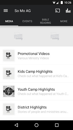 Android application Southern Missouri District screenshort