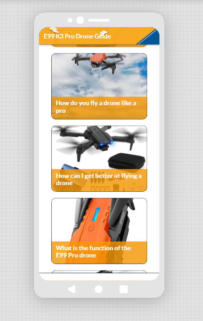 E99 K3 Pro Drone Guideのおすすめ画像4