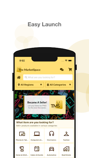 Android application TMS -The MarketSpace screenshort