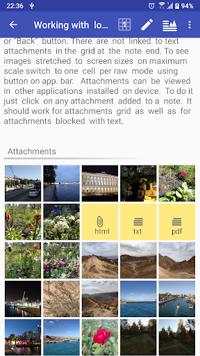 Android application Milky Way Memo Light screenshort