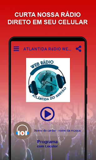 Android application Atlantida Rádio Web screenshort