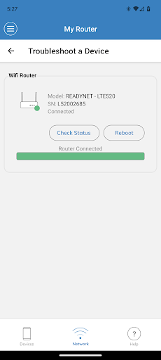 Android application ISP Helper Device screenshort