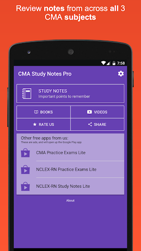 Android application Certified Medical Assistant St screenshort