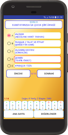 Edebiyatta İlkler (%100 Öğren) Screen 3