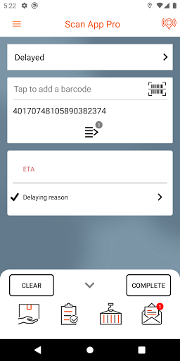 Android application Scan App Pro screenshort