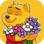 Cover Image of Download WaStickerApps Cute Cartoon Sti  APK