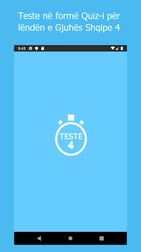 Android application Gjuha shqipe 4 - Mëso, përgjig screenshort