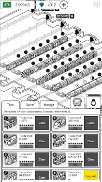 #4. Train Tycoon (Android) By: HStudio