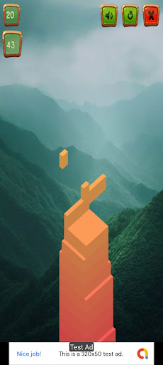 Android application Block Stack Mania screenshort