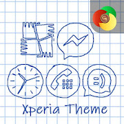 Sheet of notebook | Xperia™ Theme + icons