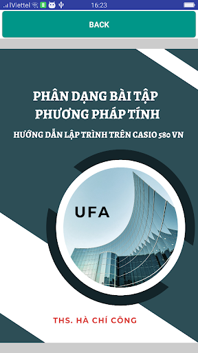 Bài tập Phương pháp tính Screenshot 1 - AppWisp.com