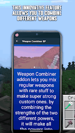 Mod Combinador armas para MCPE poster 4