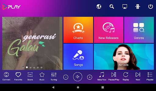 Android application 3Play Tablet V2 screenshort