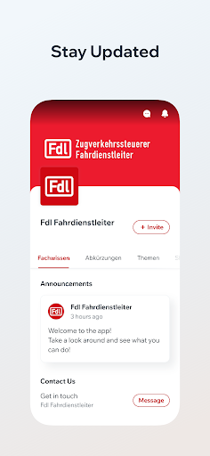 Android application Fdl Fahrdienstleiter screenshort