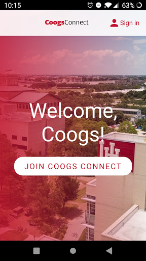 Android application University of Houston screenshort