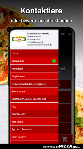 Nave Pizza Service Ingolstadt