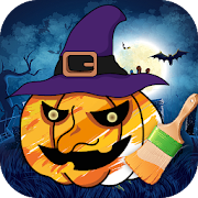 Halloween Games 2018: Free Offline Coloring Book  Icon