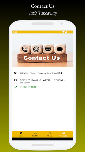 Jazs Takeaway Screen 3