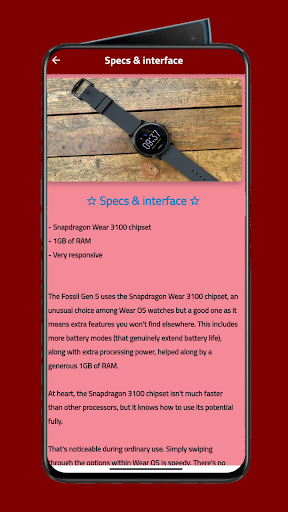 Fossil watch clearance with snapdragon 3100