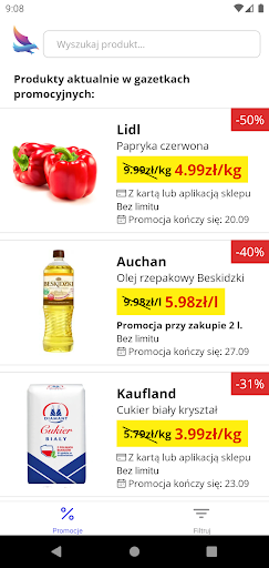 Android application Upoluj Promke screenshort