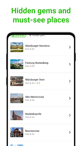 Würzburg Tour Guide:SmartGuide Screen 2