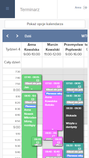 Android application Saloner Biznes screenshort