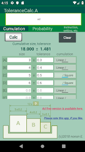 Tolerance Calculator 2.01 APK screenshots 1
