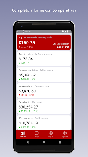 Vista previa de la aplicación