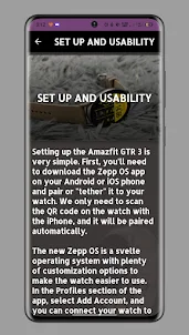 Amazfit GTR 3 Guide