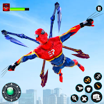 Flying Hero Rescue Robot Games Apk