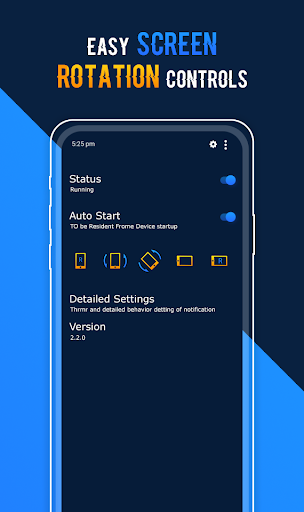 Screen Rotation Control-Screen