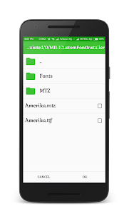 Custom Font Installer For MIUI Ekran görüntüsü