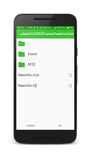 Custom Font Installer For MIUI 2.0 APK screenshots 6