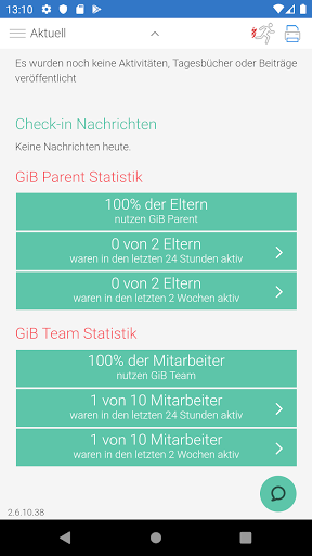 Android application Børn Team screenshort