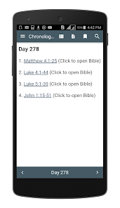 Screenshot 2 Chronological Bible Reading Pl android