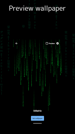 kMatrix: Matrix Hacker Live Wa Screen 2