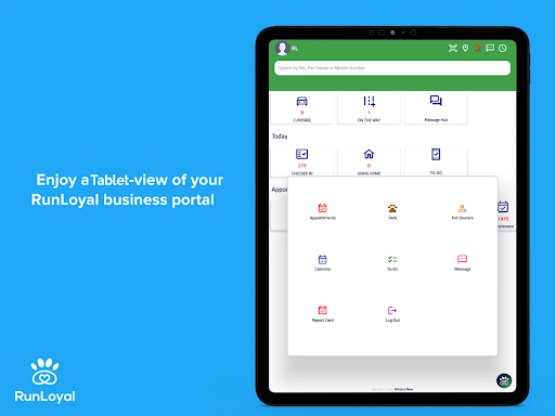 Screenshot of RunLoyal Staff App