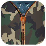 Military Zipper Lock Screen icon