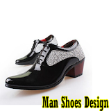 Design men's shoes icon