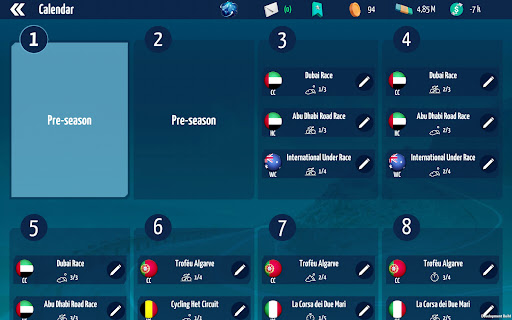 Screenshot of Live Cycling Manager Pro 2024