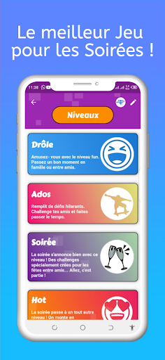Android application Action ou Vérité - Jeu Coquin screenshort