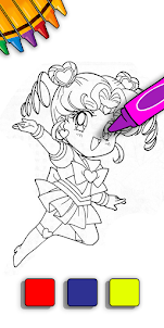 Sailor Moon Coloring Game