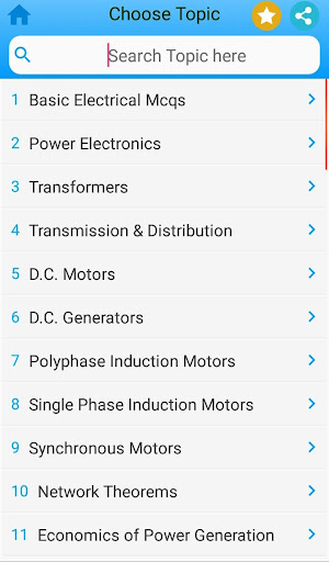 Electrical Engineering MCQs Screen 2