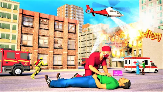 Ambulance Rescue Games offline