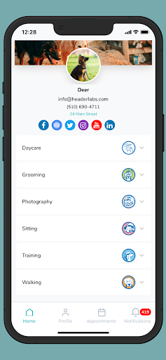 BookYourPet: Appointments Screen 3