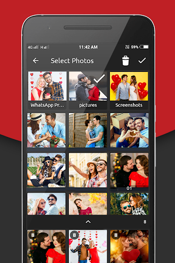 Valentin Day Video Maker Music Screen 2