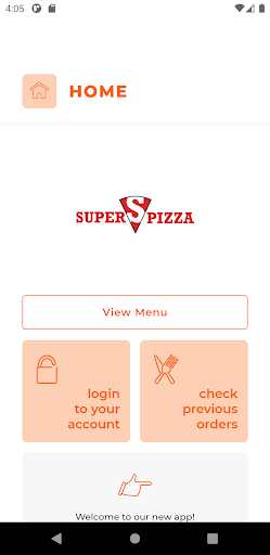 Android application Super Pizza DN15 screenshort