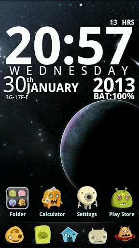Alien GO LauncherEX Theme Screen 2