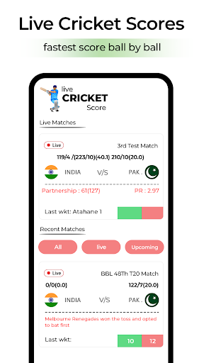Indi Cricket - Live Cricket TV Screenshot 2 - AppWisp.com
