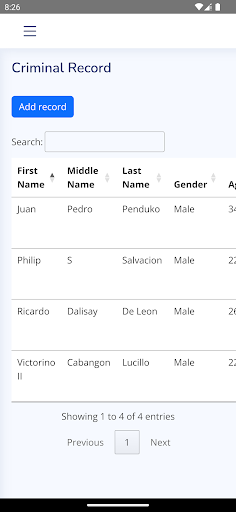 PNP BenSol Mapping App Screen 3